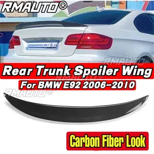 สำหรับ BMW ซีรีส์ 3 รุ่น 2 ประตู E92 M3 ปี 2006-2010 ชุดแต่งสปอยเลอร์หลังทรง P สปอยเลอร์ฝากระโปรงท้ายรถยนต์ อุปกรณ์ตกแต่งรถยนต์ สปอยเลอร์หลัง - Product Image 2
