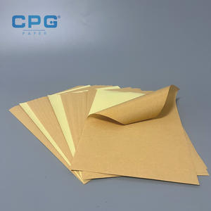 Papier autocollant vinyle imprimable jet d'encre A4 brillant, fourni directement par l'usine, pour étiquettes - Product Image 1