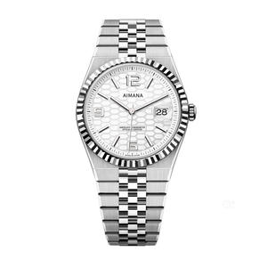 Reloj de Pulsera de Cuarzo para Hombre, Serie <span class=keywords><strong>Luke</strong></span>, Ecológico, con Esfera Acrílica de 41 mm, Cristal Mineral Reforzado, Cierre de Mariposa, Resistente al Agua - Product Image 2