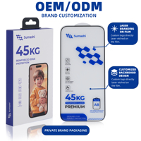 Protection d'écran en verre anti-explosion OEM 2.5D anti-lumière bleue sans bulles pour iPhone 18 Pro Max 17 16 15