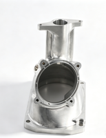 Composants automobiles OEM ODM personnalisés en aluminium poli usinés CNC 5 axes, collecteur d'admission, collecteur d'air