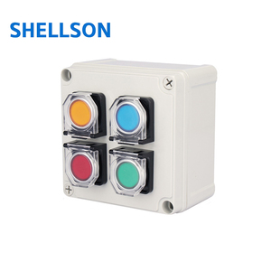 Tùy chỉnh 6 lỗ ABS nhựa thiết lập lại nút nhấn chuyển đổi hộp điều khiển không thấm nước thiết bị điện tử bao vây - Product Image 2