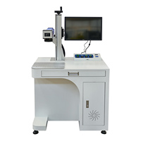 Machine de marquage laser UV 3W 5W 10W 355nm, graveur laser UV de bureau pour le marquage de logos sur plastique, verre, PCB, électronique