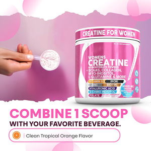 Suplemento de Inositol, Biotina y Colágeno para Mujeres, <span class=keywords><strong>Creatina</strong></span> Monohidrato en Polvo 10g, Estimula la Secreción de Insulina - Product Image 3