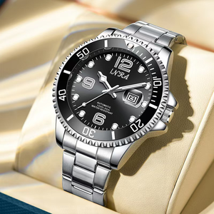 นาฬิกาดำน้ำผู้ชายสุดหรู รุ่น 8009 สายสแตนเลส กันน้ำ 3BAR - Product Image 2