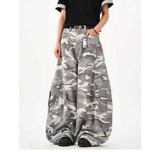 Baggy <b>Camo</b> <b>Cargo</b> <b>Pants</b> for <b>Men</b> Printed Multi Pockets Custom Pantalones De Hombre Fashion Casual <b>Men's</b> Camouflage Trousers - Product Image 1