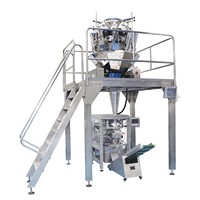Machine rotative verticale automatique emballage de papier Standup Doypack pour snack noix grains de café pochette préfabriquée sac à fermeture éclair poids