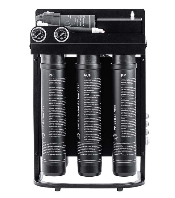 Quick Installation 600GPD Compact Reverse Osmosis 5-Stage Filtration Water Filter System Home Hotel Use Electric Under-Sink