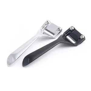 Metal Leather Skiver,Sharp Skiver with Comfortable Grip,Convenient Leather Working Tool with Three Skiver