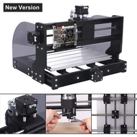 Mini Router CNC Portátil GRBL Control 3018 Pro Max de 3 Ejes, Máquina de Corte Láser con Motor de Eje Único y Rodamiento, Fácil de Operar
