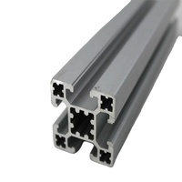 Profils d'assemblage en aluminium anodisé à fente en T modulaires 4040 4060 4080 40120