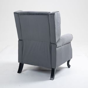 <span class=keywords><strong>Poltrona</strong></span> Reclinabile Massaggiante Confortevole per Soggiorno, con Telaio in Metallo e Rivestimento in Microfibra, Morbida <span class=keywords><strong>Poltrona</strong></span> Reclinabile - Product Image 2