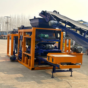 Machine à fabriquer des blocs creux en béton QT4-15 PLC, ligne de production de briques entièrement automatique avec traitement du sable, facile à utiliser - Product Image 4