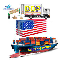 Ever Ocean Ddp livraison rapide Shenzhen transitaire société de logistique Anhui Transport Agent de livraison de Chine vers USA Canada