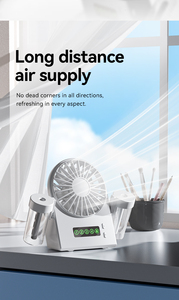 Advanced Daily Versatile <b>Humidifying</b> Cooling Fan Double Nano Large Spray Air Cooler Usb Rechargeable Battery Nozz Four-speed Win - Product Image 3