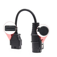 Para IVECO 30-Pin ODB OBD2 Adaptador de cable de diagnóstico a lector de código de 16 pines para vehículo comercial