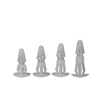 Entretoise isolante en nylon PA66 G216 à tête unique, à enfiler, avec trou de 4,0 mm, pour PCB, 3,5 mm x 18 mm, prix usine