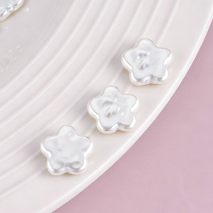 Cuentas Sueltas de Imitación de Perla con Forma de Pétalo de Flor y Estrella, Cuentas Espaciadoras para Hacer Joyería, Accesorios para Pulseras, Collares y Pendientes Hechos a Mano - Product Image 3