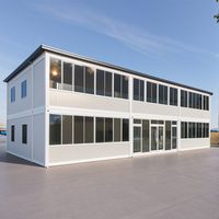 Maisons préfabriquées en conteneurs fabriquées en Chine, modèles personnalisés, hôtel de luxe, boutique, restaurant, maison assemblée, panneaux sandwich