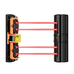 Sensor de Barrera Infrarroja Activa para Exteriores, 4 Haces, Detector Fotoeléctrico, <span class=keywords><strong>Alarma</strong></span> para Vallas y Portones, Bocina de <span class=keywords><strong>Alarma</strong></span> ABS, 100-300m - Product Image 4