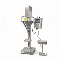 Machine de remplissage semi-automatique à écran tactile en acier inoxydable de 100-1000g pour aliments, sel, sucre, épices, poudre de protéines en boîtes