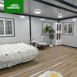 Pequeña Casa Contenedor Plegable <span class=keywords><strong>de</strong></span> 20 Pies con Certificación CE, Instalación Rápida, Ahorro <span class=keywords><strong>de</strong></span> Espacio, Edificio Modular Prefabricado para Oficina o Dormitorio - Product Image 4