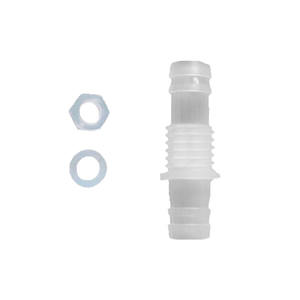 Juego de Tuercas y Arandelas Roscadas de Plástico en Forma de Pagoda Serie 10-M14-10, Accesorio de Conector Recto para Mangueras Flexibles - Product Image 1