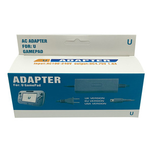 Adaptador de cargador de CA de 100-240V para Nintendo <span class=keywords><strong>Wii</strong></span> U, controlador de mando, Joystick, fuente de alimentación de pared para WiiU Pad, enchufe US/EU - Product Image 6