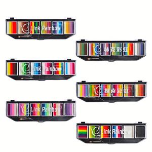 ชุดสีเพ้นท์หน้าปลอดภัยและไม่เป็นพิษ 6 สี สีเพ้นท์ร่างกายแบบล้างออกได้สำหรับเด็กและผู้ใหญ่ อุปกรณ์เพ้นท์หน้าสำหรับวันฮาโลวีน - Product Image 2