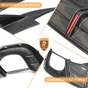 Đối với <span class=keywords><strong>Audi</strong></span> RS5 khuếch tán phía sau môi carbon sợi AE phong cách Phụ tùng xe hơi phía sau Bumper Lip - Product Image 3