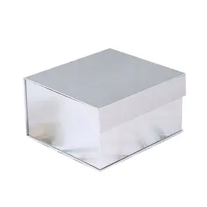 Chengruo personalizzato Emballage Caja confezione Regalo metallo Laser scatola di carta di colore scatola di imballaggio per gioielli Regalo abbigliamento cosmetico