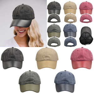 Nuevas Gorras de Béisbol Importadas Lavadas de 5 Paneles para Hombre y Mujer, Gorras de Protección Solar para Verano al Aire Libre (-Style) Común - Product Image 2