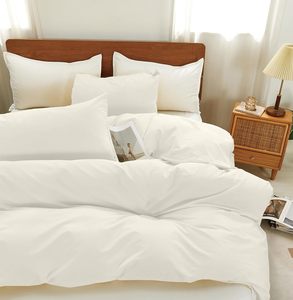 Ensemble <span class=keywords><strong>de</strong></span> literie d'hôtel 5 étoiles <span class=keywords><strong>de</strong></span> luxe sur mesure, 100% <span class=keywords><strong>coton</strong></span>, tissage <span class=keywords><strong>satin</strong></span>é 300TC, blanc, 4 pièces, doux, hypoallergénique - Product Image 2