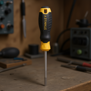 Destornillador Stanley con mango acolchado de 3 mm y punta plana para electricistas y técnicos de instrumentos - Product Image 3