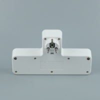 AB Schuko 4'lü Priz T Şekilli Fiş Adaptörü Anahtarlı 2USB+PD Tip-C Hızlı Şarj Maks 2500W Duvar Priz Bölücü