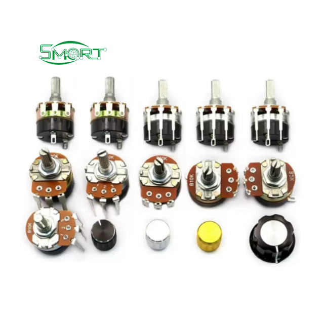 Smart Electronics Potentiometer Supplier Provide Rotary Potentiometer Used for Volume Controller Potentiometer with Switch