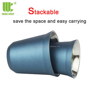 Ensemble de tasses à café pour Couple, qualité supérieure, Double paroi, étiquette privée, expresso voyage Offre Spéciale 80ml/160ml, acier inoxydable, créatif - Product Image 4