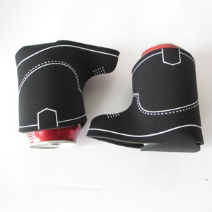 Venta al por mayor botas de neopreno en forma de lata de cerveza enfriador rechoncho titular Coozies para latas impresas con gran precio - Product Image 3
