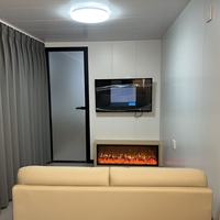 Maison préfabriquée moderne modulaire Apple Cabin, structure entièrement en acier, bureau mobile, mini-maison portable pour hôtel, boutique