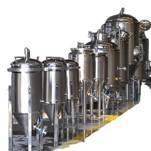 KUNBO-Réservoir de fermentation conique en acier inoxydable 50L 100L 200L 500L 1000L