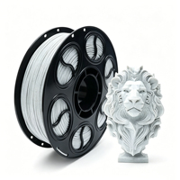 Filament d'imprimante 3D PLA Marbre 1,75 mm 1 kg Précision dimensionnelle +/-0,03 mm Sans déformation Sans obstruction Compatibilité universelle FDM