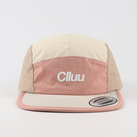 Casquette de camping en nylon avec logo imprimé personnalisé et trous d'aération au laser Casquette de randonnée sportive Vente en gros Chapeau respirant à séchage rapide