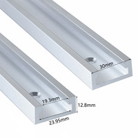 T-slot Aluminium Lebar 30Mm T-track Miter Track Jig Slot Perlengkapan untuk Meja Router