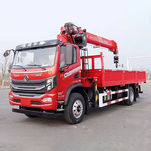 Grúa Montada en Camión de 3.2 Toneladas, Marca DONGFENG, 4x2, 140HP, Euro6, Grúa Ligera de Pluma Rígida de 3.2T para Construcción de Infraestructuras - Product Image 1