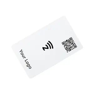 Color Blank Glossy Matte Custom Printed Nfc Card PVC RFID NFC TAG213 215 126 Nfc Bussines Card