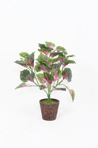 Décorations artificiel vert PE Perilla <span class=keywords><strong>feuilles</strong></span> bonsaï plante - Product Image 5