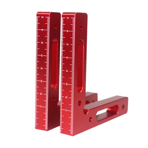 2 pièces luminaire pour le travail du <span class=keywords><strong>bois</strong></span> en alliage d'aluminium serrage précis à 90 degrés pinces carrées à <span class=keywords><strong>Angle</strong></span> droit règle de positionnement d'<span class=keywords><strong>angle</strong></span> - Product Image 1