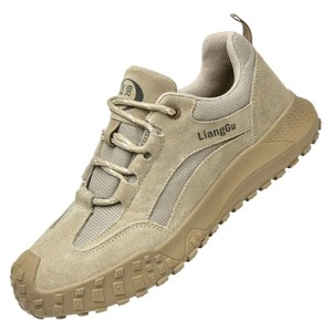 Low-<b>top</b> Toe Kevlar Outsole Lace-up Insulated Non-slip Soft Sole Mesh Leather Safety Shoes Anti-smash Anti-puncture Construction - Product Image 4