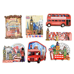 XS Ltd. Imán <span class=keywords><strong>de</strong></span> Madera 3D Mediano Personalizado <span class=keywords><strong>de</strong></span> <span class=keywords><strong>Londres</strong></span>, <span class=keywords><strong>Inglaterra</strong></span>, Reino Unido, Recuerdo <span class=keywords><strong>de</strong></span> la <span class=keywords><strong>Ciudad</strong></span>, Adhesivo Magnético con Material <span class=keywords><strong>de</strong></span> Lámina para Regalos Turísticos - Product Image 2