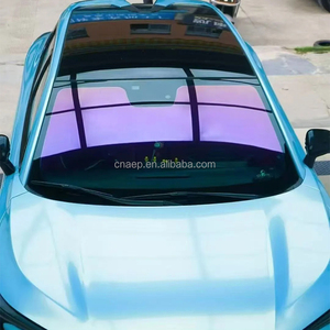 152cm * 30M 72% VLT 99% rejet UV <span class=keywords><strong>Royal</strong></span> violet Nano céramique <span class=keywords><strong>caméléon</strong></span> teinte Film voiture fenêtre teinte Film - Product Image 5